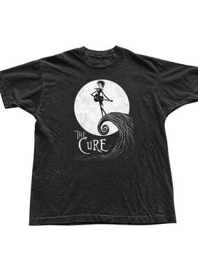 Black The Cure Graphic Short Sleeve Tee - Men